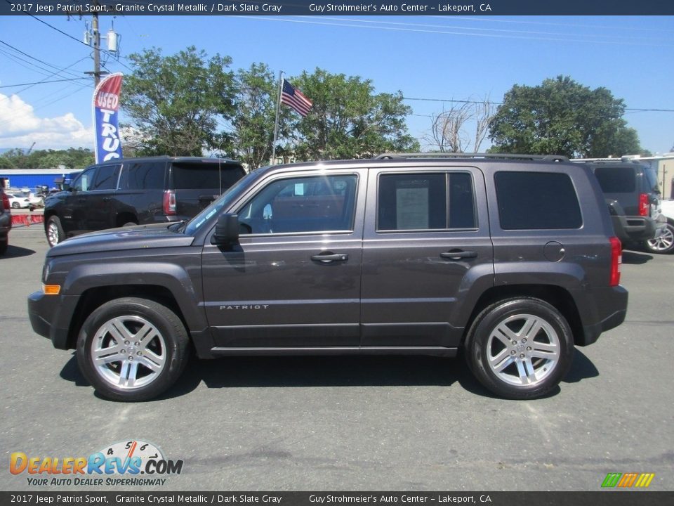 2017 Jeep Patriot Sport Granite Crystal Metallic / Dark Slate Gray Photo #4