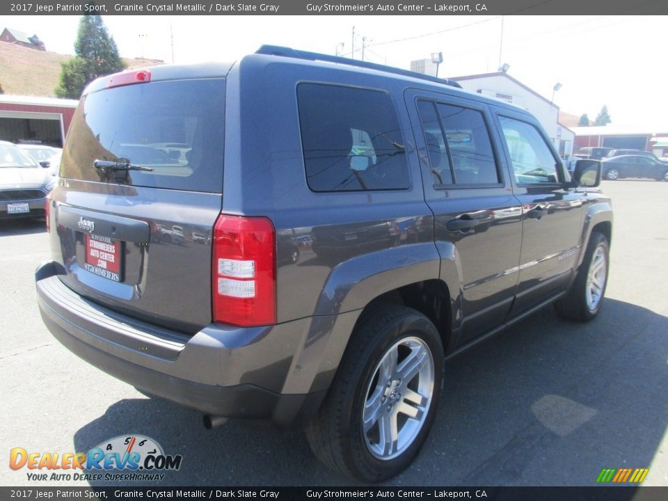 2017 Jeep Patriot Sport Granite Crystal Metallic / Dark Slate Gray Photo #7