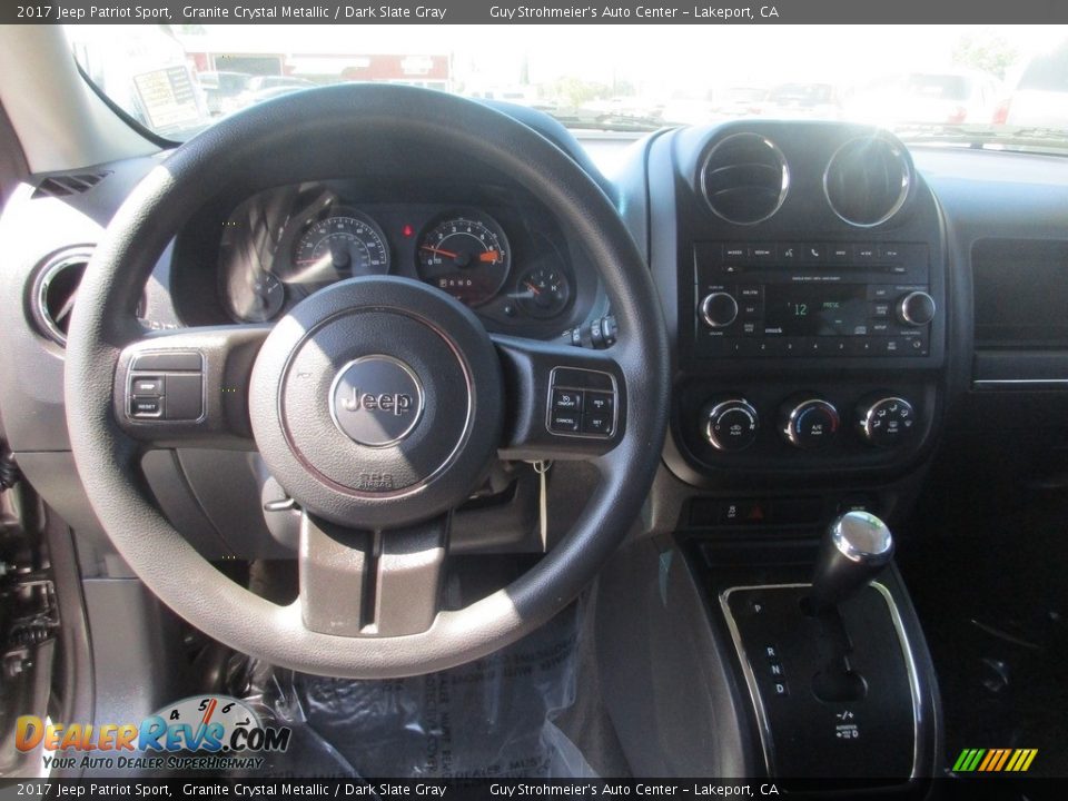 2017 Jeep Patriot Sport Granite Crystal Metallic / Dark Slate Gray Photo #10