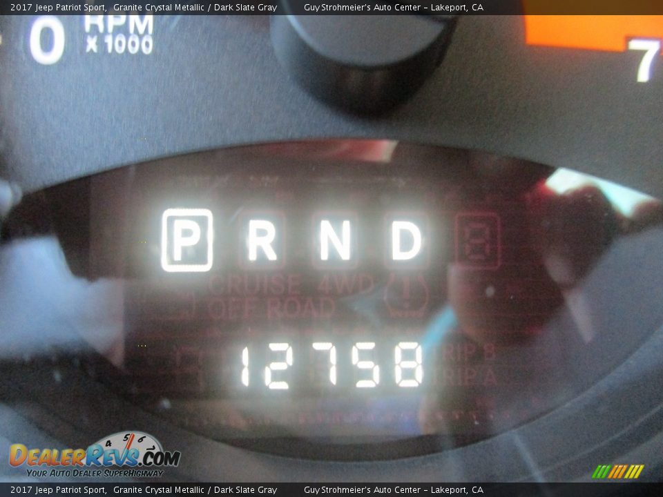 2017 Jeep Patriot Sport Granite Crystal Metallic / Dark Slate Gray Photo #11