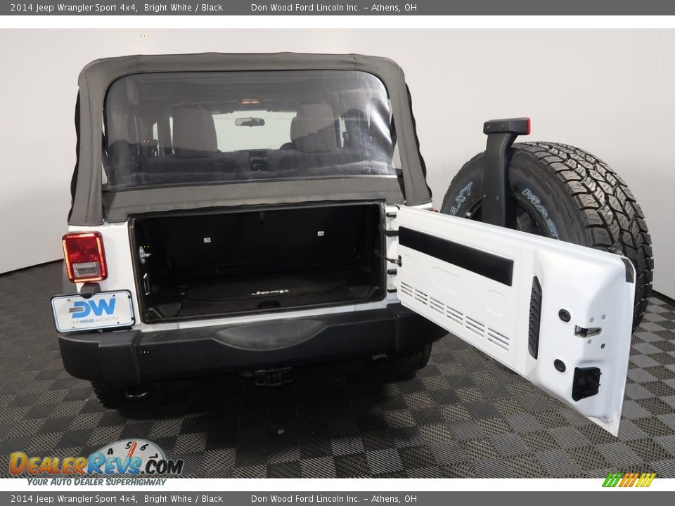 2014 Jeep Wrangler Sport 4x4 Bright White / Black Photo #20