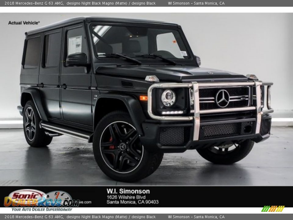 2018 Mercedes-Benz G 63 AMG designo Night Black Magno (Matte) / designo Black Photo #1