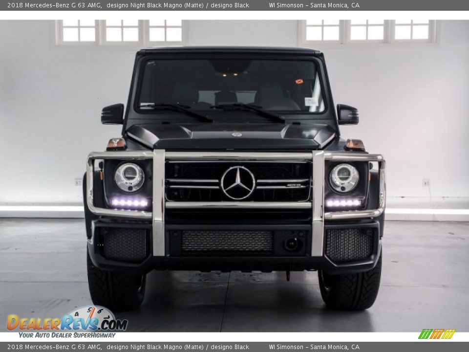 2018 Mercedes-Benz G 63 AMG designo Night Black Magno (Matte) / designo Black Photo #2