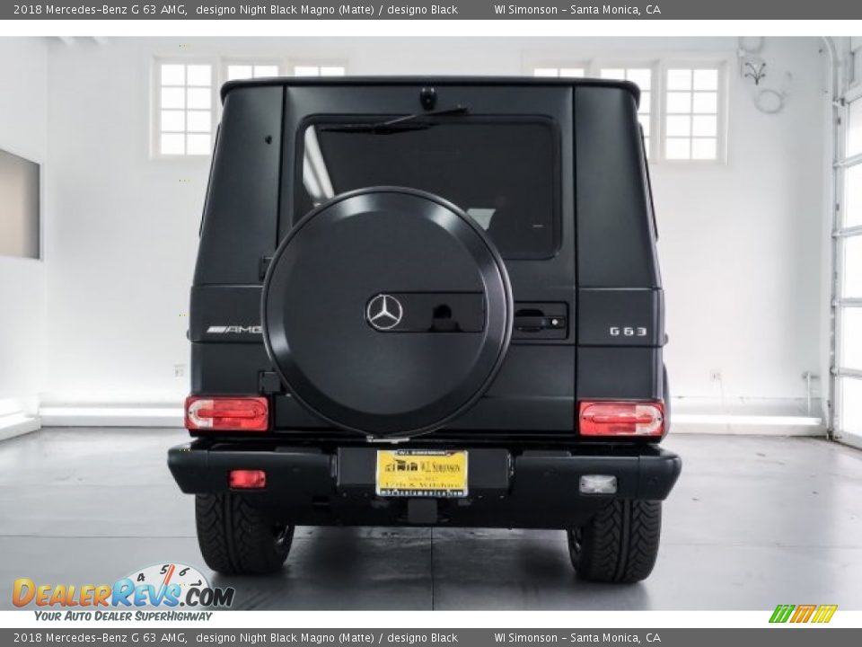 2018 Mercedes-Benz G 63 AMG designo Night Black Magno (Matte) / designo Black Photo #3