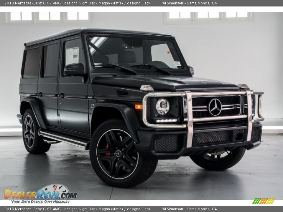 2018 Mercedes-Benz G 63 AMG designo Night Black Magno (Matte) / designo Black Photo #12