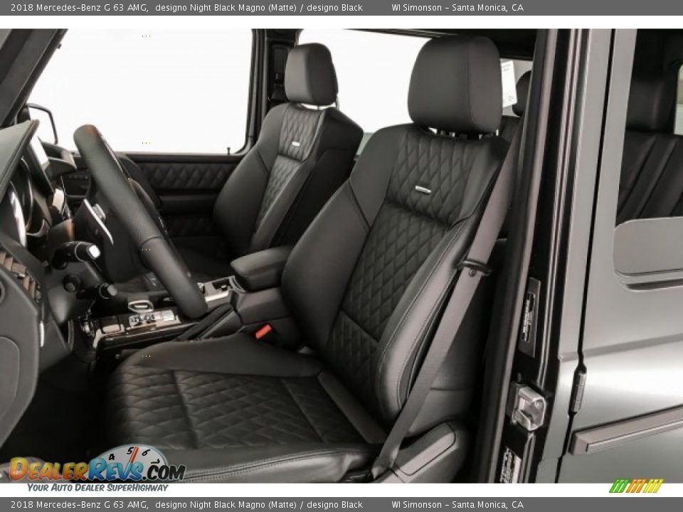 Front Seat of 2018 Mercedes-Benz G 63 AMG Photo #14