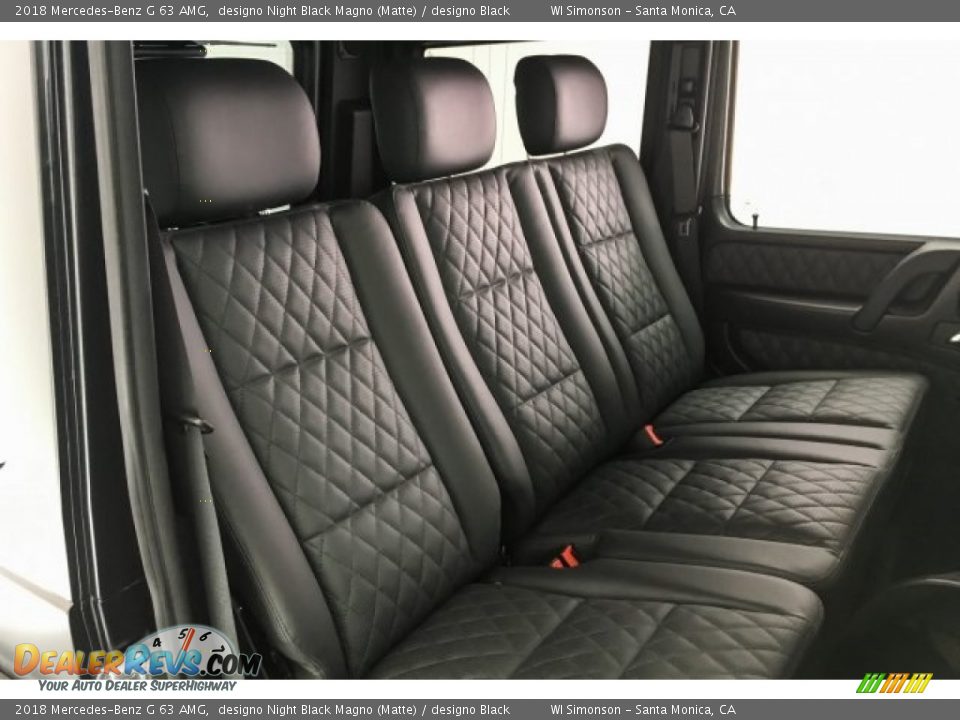 Rear Seat of 2018 Mercedes-Benz G 63 AMG Photo #15