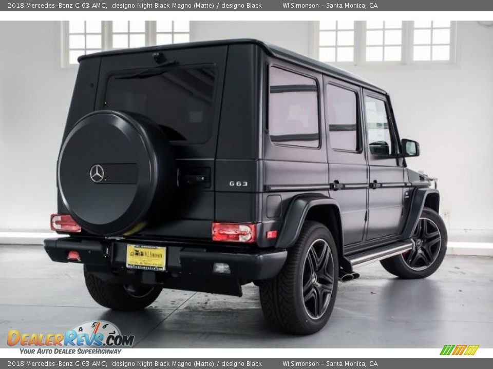 2018 Mercedes-Benz G 63 AMG designo Night Black Magno (Matte) / designo Black Photo #16