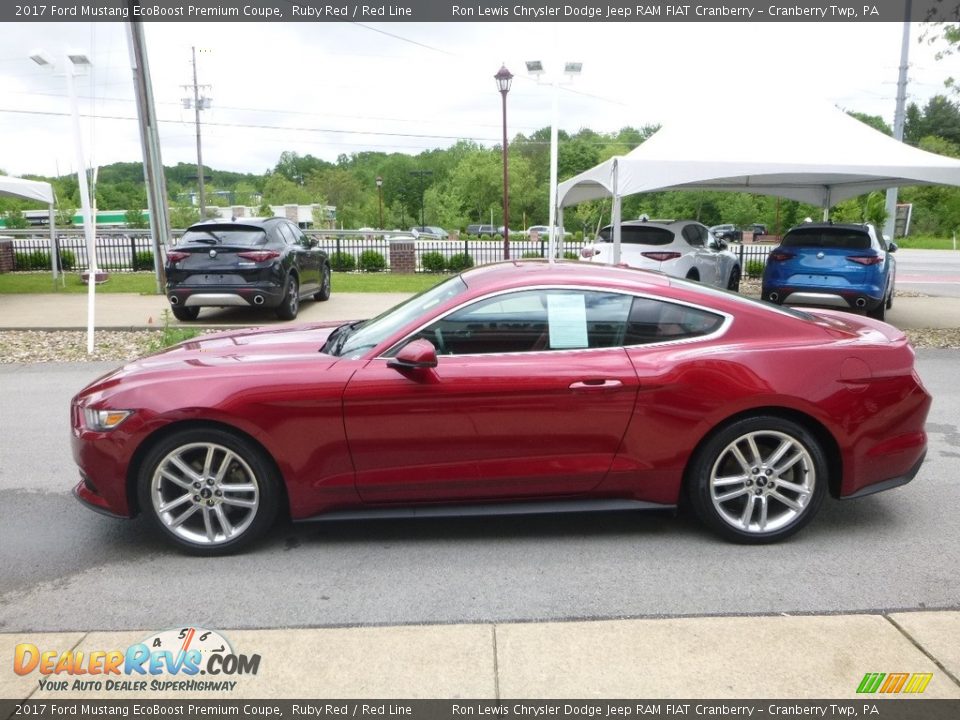Ruby Red 2017 Ford Mustang EcoBoost Premium Coupe Photo #6