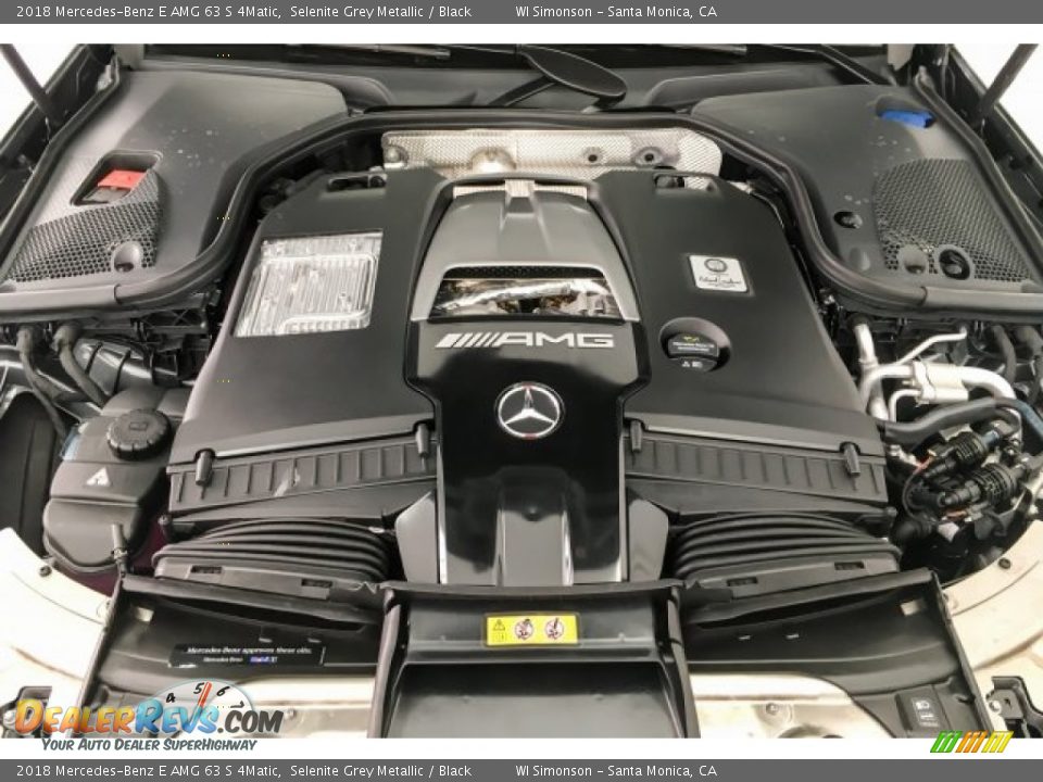 2018 Mercedes-Benz E AMG 63 S 4Matic 4.0 Liter AMG biturbo DOHC 32-Valve VVT V8 Engine Photo #9