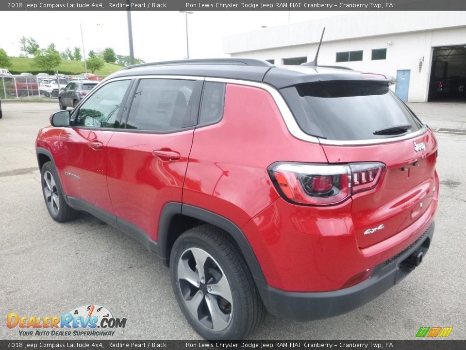 2018 Jeep Compass Latitude 4x4 Redline Pearl / Black Photo #3