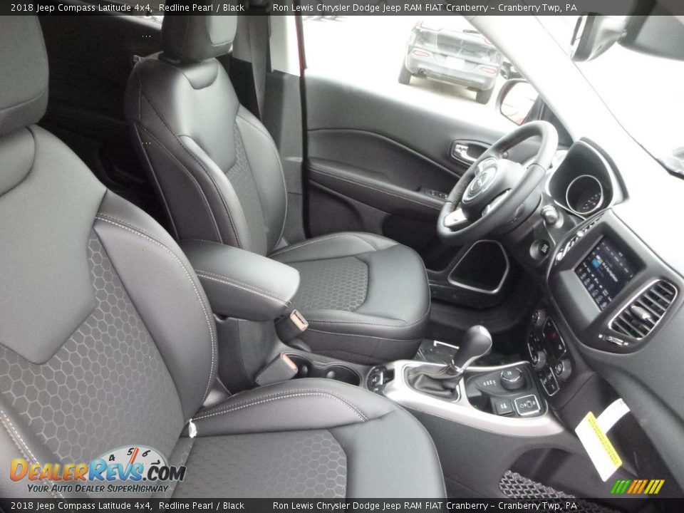 2018 Jeep Compass Latitude 4x4 Redline Pearl / Black Photo #10