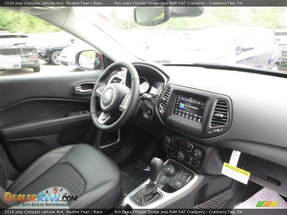 2018 Jeep Compass Latitude 4x4 Redline Pearl / Black Photo #11