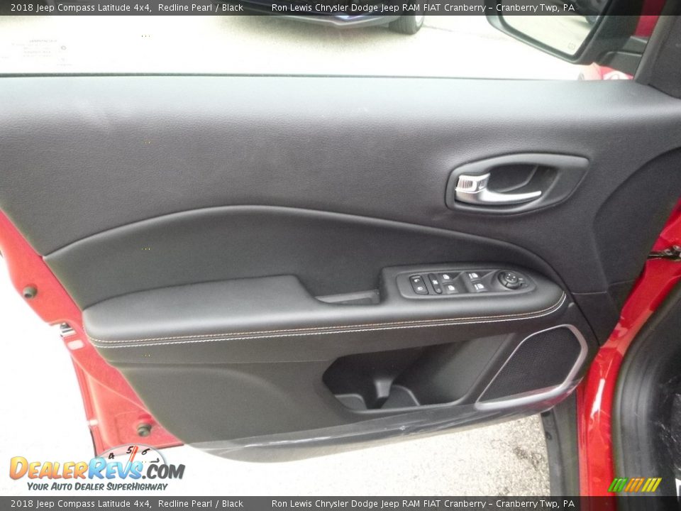2018 Jeep Compass Latitude 4x4 Redline Pearl / Black Photo #13