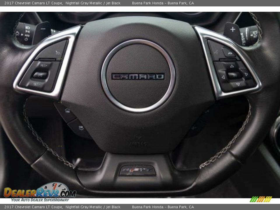 2017 Chevrolet Camaro LT Coupe Nightfall Gray Metallic / Jet Black Photo #14