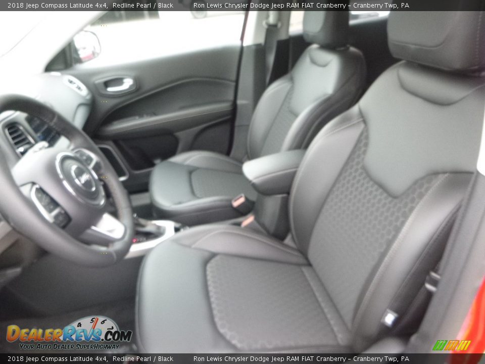 2018 Jeep Compass Latitude 4x4 Redline Pearl / Black Photo #15