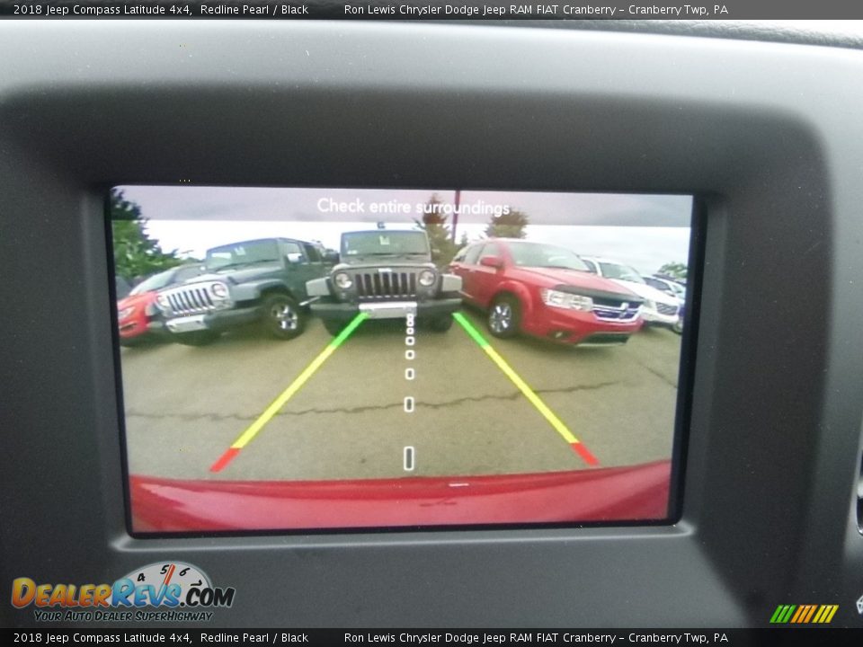 2018 Jeep Compass Latitude 4x4 Redline Pearl / Black Photo #17