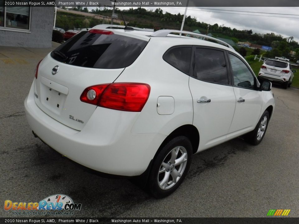 2010 Nissan Rogue SL AWD Phantom White / Black Photo #10