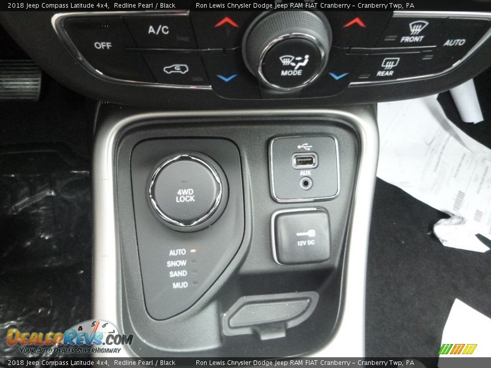 2018 Jeep Compass Latitude 4x4 Redline Pearl / Black Photo #20