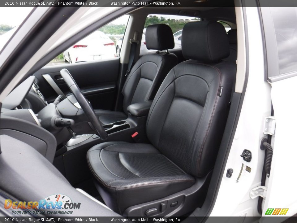 2010 Nissan Rogue SL AWD Phantom White / Black Photo #13