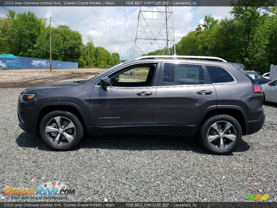 2019 Jeep Cherokee Limited 4x4 Granite Crystal Metallic / Black Photo #3