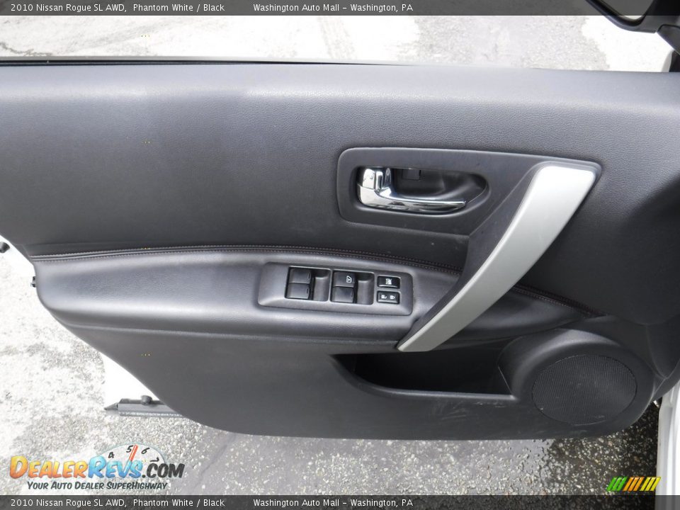 2010 Nissan Rogue SL AWD Phantom White / Black Photo #16