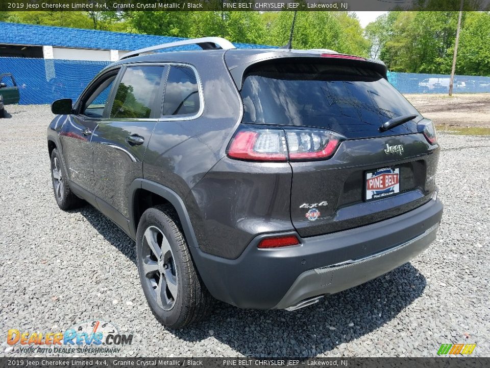 2019 Jeep Cherokee Limited 4x4 Granite Crystal Metallic / Black Photo #4