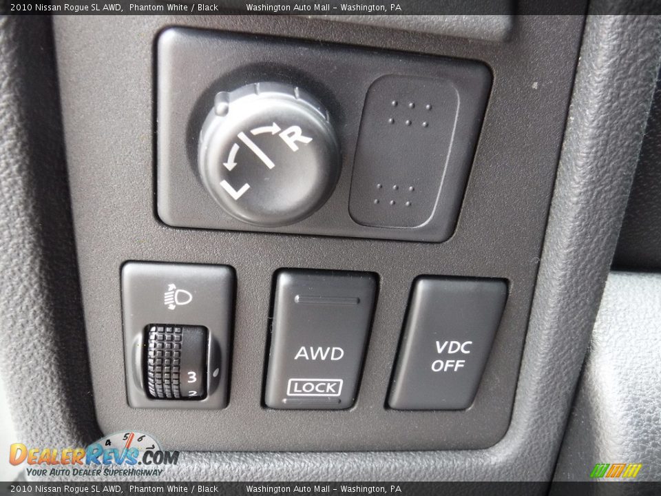 2010 Nissan Rogue SL AWD Phantom White / Black Photo #17