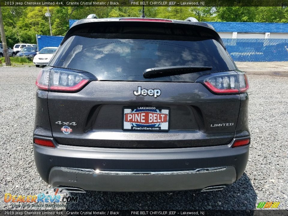 2019 Jeep Cherokee Limited 4x4 Granite Crystal Metallic / Black Photo #5