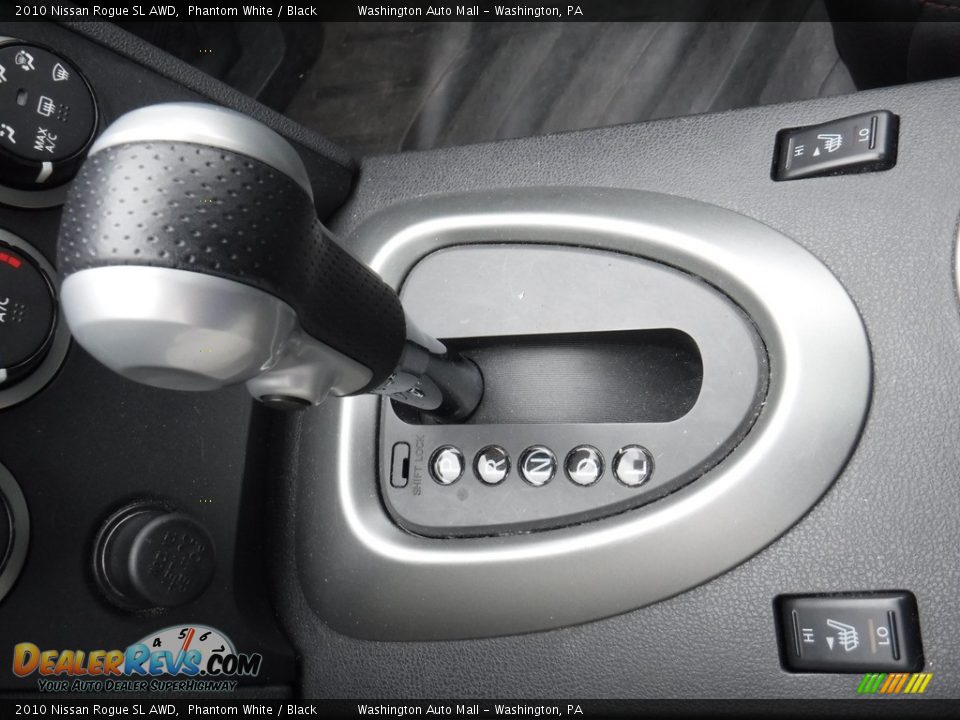 2010 Nissan Rogue SL AWD Phantom White / Black Photo #19