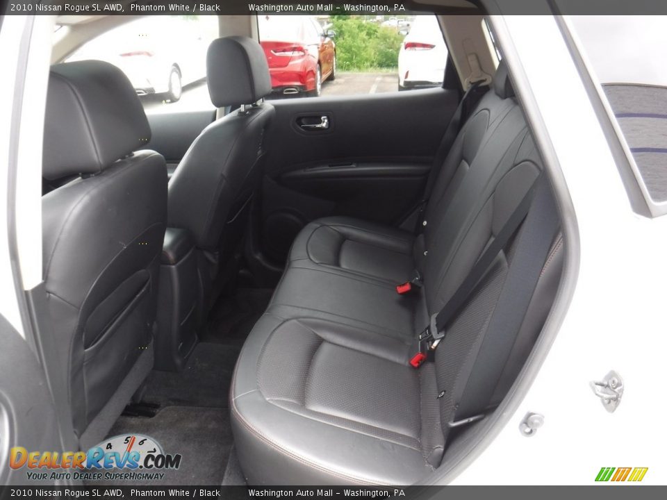 2010 Nissan Rogue SL AWD Phantom White / Black Photo #21