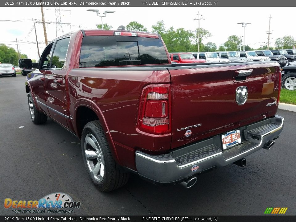 2019 Ram 1500 Limited Crew Cab 4x4 Delmonico Red Pearl / Black Photo #4