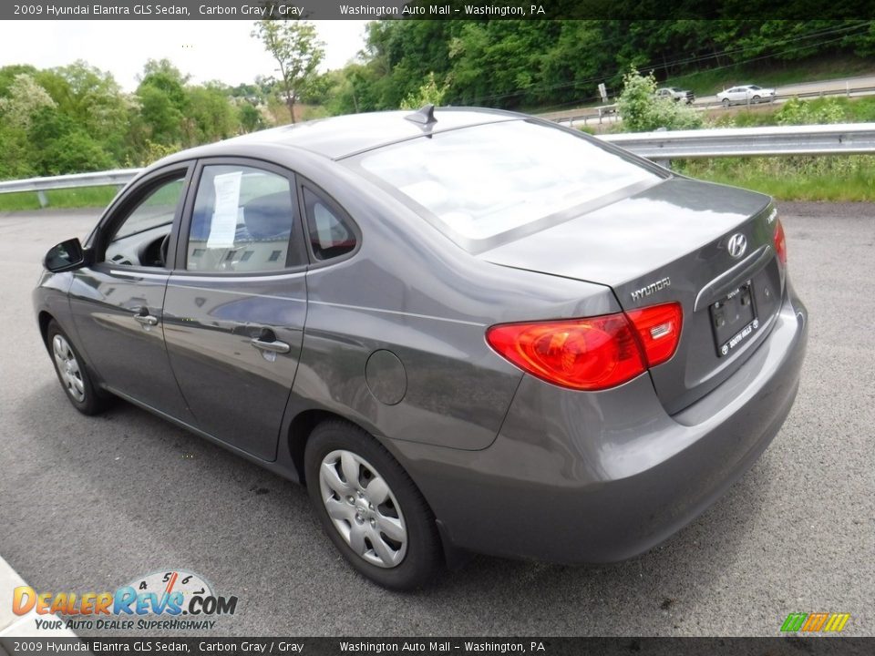 2009 Hyundai Elantra GLS Sedan Carbon Gray / Gray Photo #6
