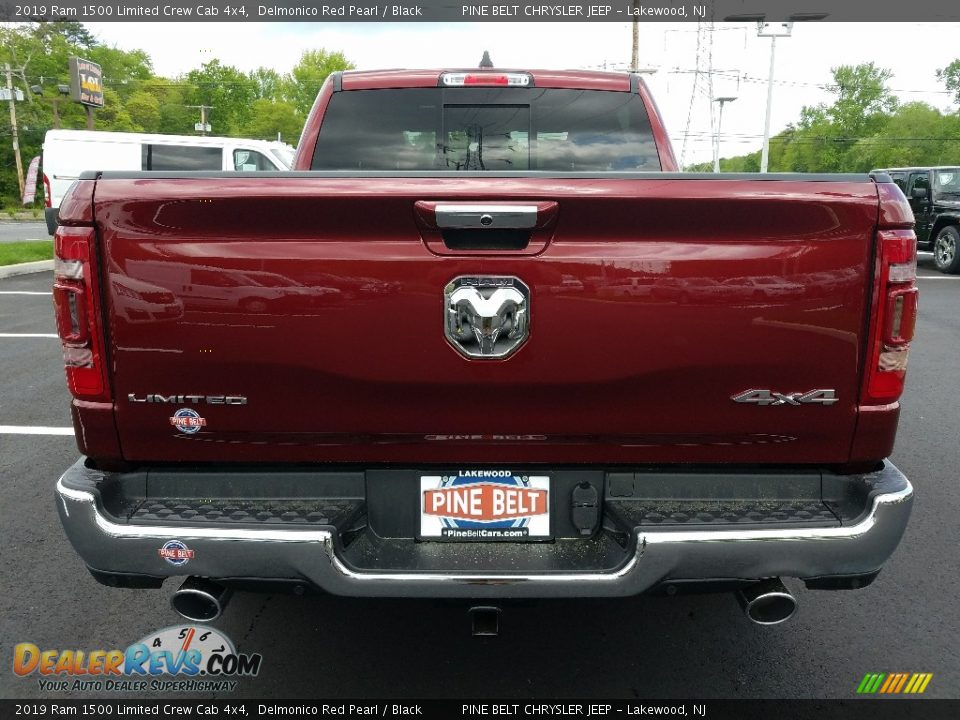 2019 Ram 1500 Limited Crew Cab 4x4 Delmonico Red Pearl / Black Photo #5