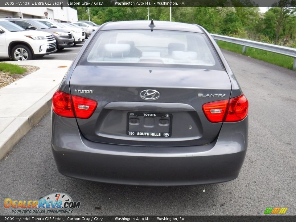 2009 Hyundai Elantra GLS Sedan Carbon Gray / Gray Photo #7