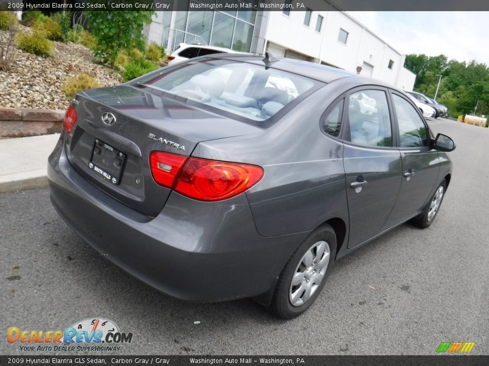 2009 Hyundai Elantra GLS Sedan Carbon Gray / Gray Photo #8