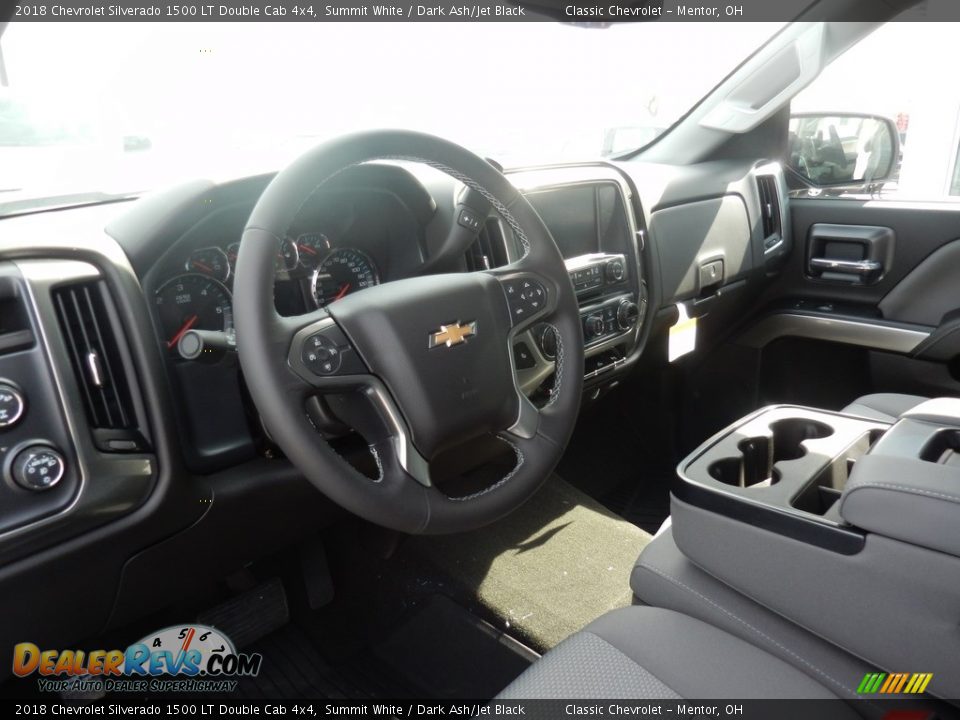 2018 Chevrolet Silverado 1500 LT Double Cab 4x4 Summit White / Dark Ash/Jet Black Photo #6
