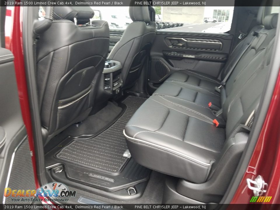 Rear Seat of 2019 Ram 1500 Limited Crew Cab 4x4 Photo #8