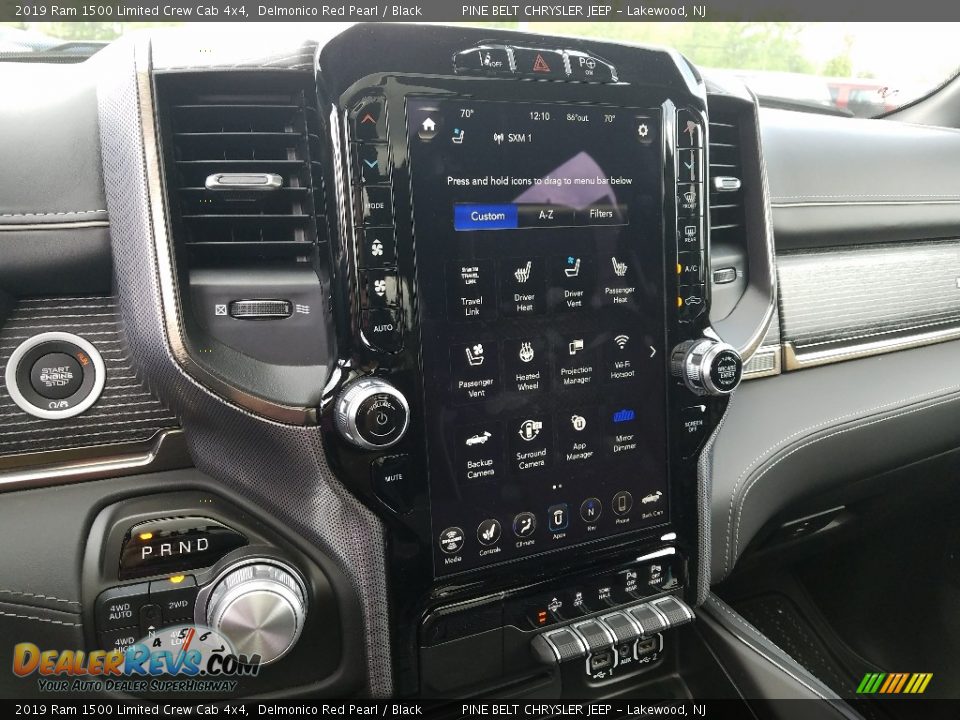 2019 Ram 1500 Limited Crew Cab 4x4 Delmonico Red Pearl / Black Photo #10