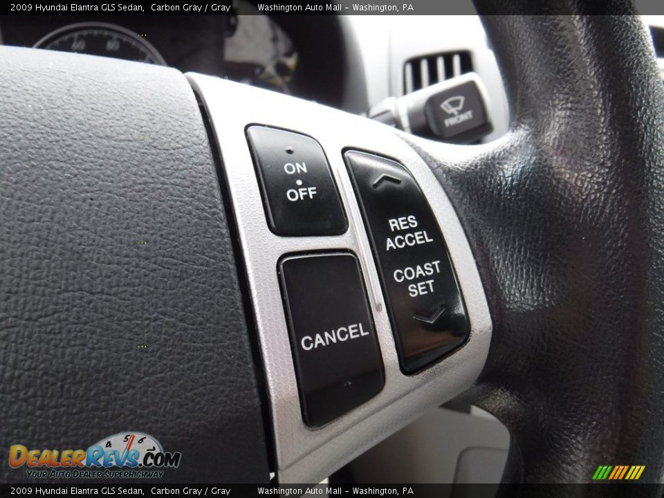 2009 Hyundai Elantra GLS Sedan Carbon Gray / Gray Photo #14