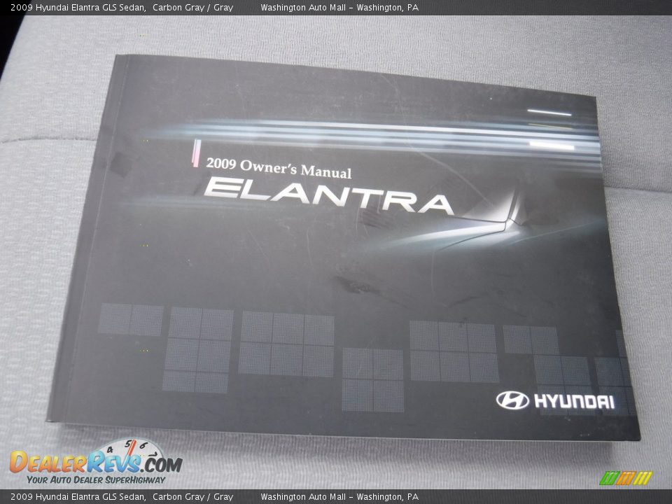 2009 Hyundai Elantra GLS Sedan Carbon Gray / Gray Photo #19