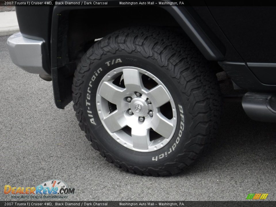 2007 Toyota FJ Cruiser 4WD Black Diamond / Dark Charcoal Photo #3