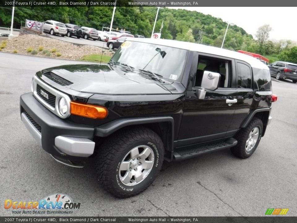 2007 Toyota FJ Cruiser 4WD Black Diamond / Dark Charcoal Photo #7