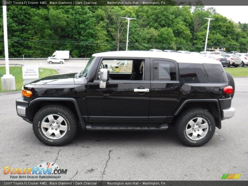 2007 Toyota FJ Cruiser 4WD Black Diamond / Dark Charcoal Photo #8