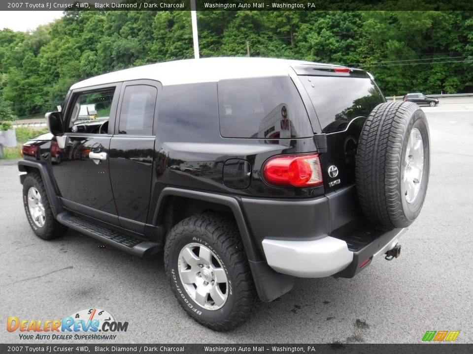 2007 Toyota FJ Cruiser 4WD Black Diamond / Dark Charcoal Photo #9