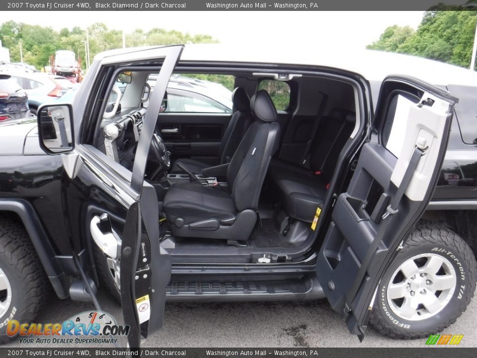 2007 Toyota FJ Cruiser 4WD Black Diamond / Dark Charcoal Photo #11