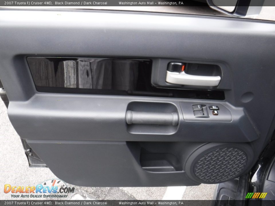2007 Toyota FJ Cruiser 4WD Black Diamond / Dark Charcoal Photo #12