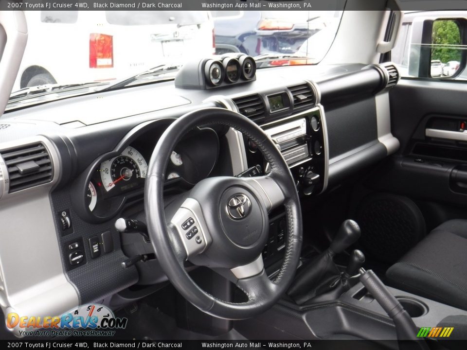 2007 Toyota FJ Cruiser 4WD Black Diamond / Dark Charcoal Photo #13