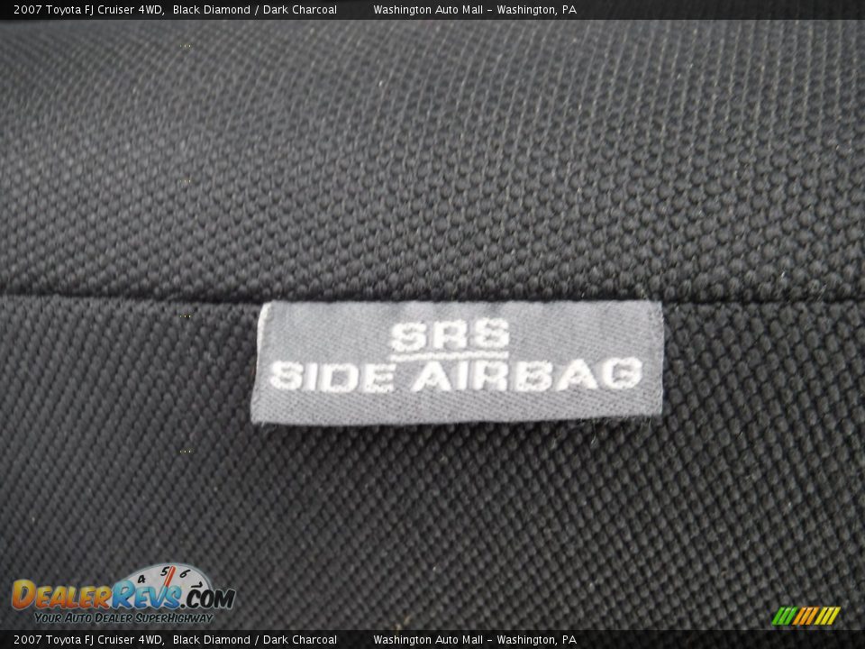 2007 Toyota FJ Cruiser 4WD Black Diamond / Dark Charcoal Photo #15