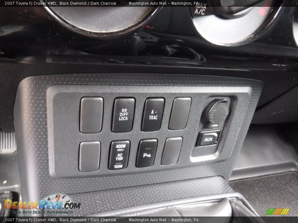 2007 Toyota FJ Cruiser 4WD Black Diamond / Dark Charcoal Photo #17